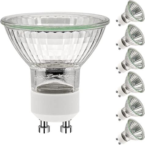 10 Halogen Light Bulbs (6 Pack) Spotlight Bulbs Ac 230v 35w Light Bulbs Halogen Equivalent ...