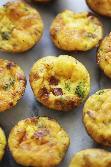 Bacon Broccoli Egg Bites (Starbucks Egg Bites Copycat!)- Rasa Malaysia