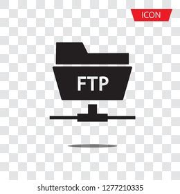 Ftp Folder Icon Vector Isolated On Stock Vector (Royalty Free ...