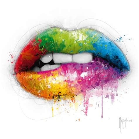 'Collector Lipstick' Art Print - Patrice Murciano | Art.com | Lipstick art, Lips painting, Art ...