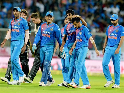 India v New Zealand: India beat New Zealand by 6 runs in a thriller ...