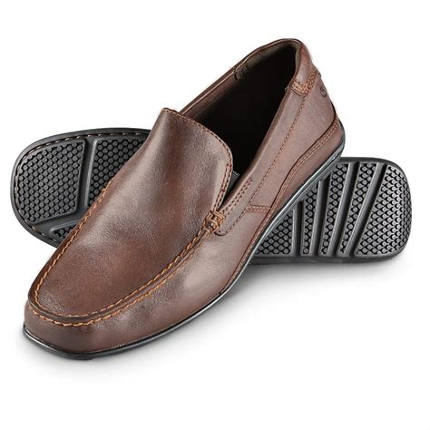 Men's Rockport® Cape Noble Slip - on Shoes, Brown - 211372, Casual ...