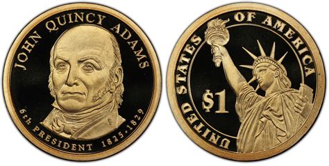 2008-S $1 John Quincy Adams, DCAM (Proof) Presidential Dollars - PCGS CoinFacts