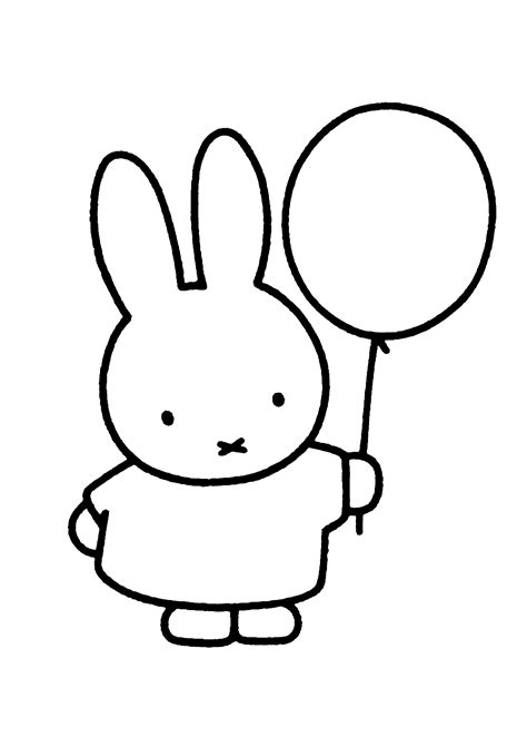 Miffy Coloring Pages - Coloringpages1001.com | Bunny coloring pages, Bear coloring pages, Rabbit ...