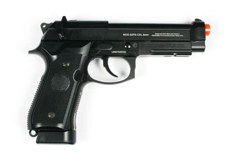 Beretta M9A1 Full Metal CO2 Airsoft Pistol by KJ Works, Gas Airsoft Gun