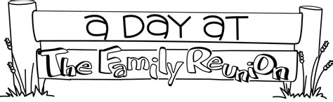 Family Reunion Clip Art Black And White