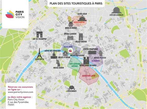 Carte de Paris ≡ Voyage - Carte - Plan