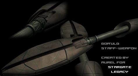 Goa'uld Staff Weapon 3D render by AurelTristen on DeviantArt