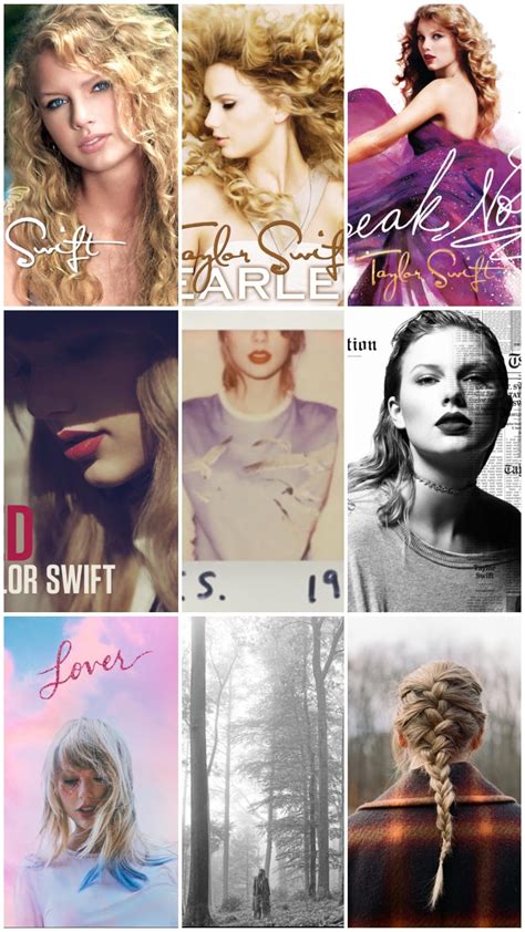 All Taylor Swift Albums Wallpapers - Wallpaper Cave