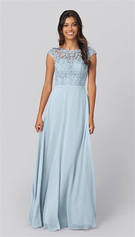 Dorothy Embroidered Bridesmaid Dress | Kennedy Blue - Kennedy Blue