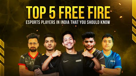 Top 5 Best Free Fire Esports Players in India That You Should Know