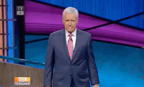 Alex Trebek GIF by Jeopardy! - Find & Share on GIPHY