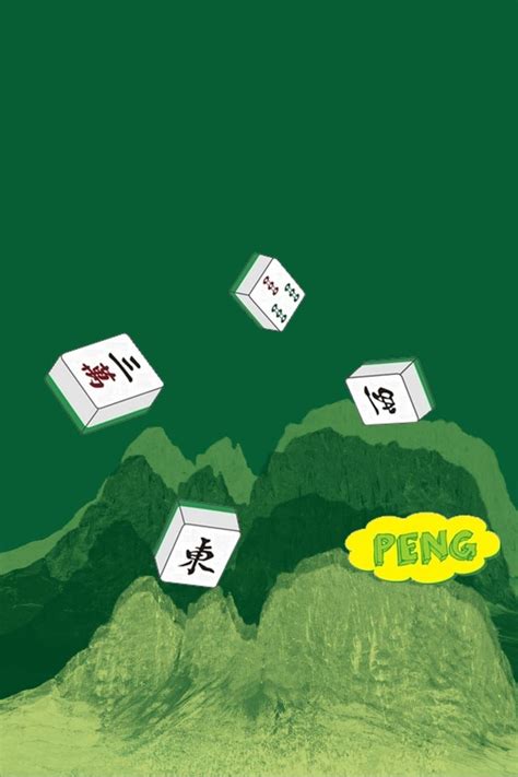 Green Minimalist Creative Mahjong Contest Poster Background Wallpaper ...