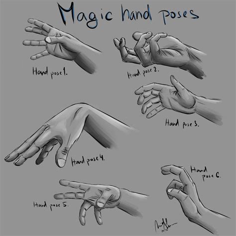 Magic Hand Poses by Wulfy88 on DeviantArt