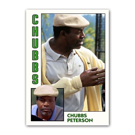 Chubbs Peterson Happy Gilmore Carl Weathers Pro Golf Trading Card ...