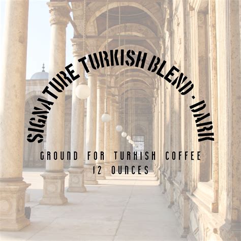 Signature Turkish Blend - Dark - Ground for Turkish Coffee – Querencia ...