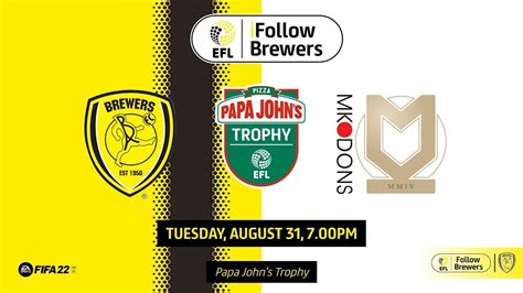 TICKETS ON SALE FOR MK DONS GAME - News - Burton Albion