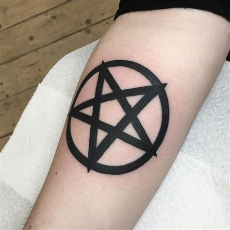 101 Amazing Pentagram Tattoo Ideas That Will Blow Your Mind! | Pentacle tattoo, Pentagram tattoo ...