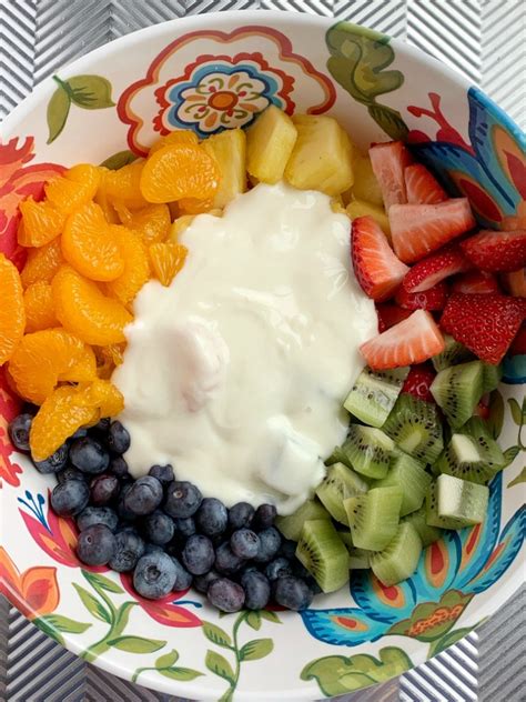 Lemon Yogurt Fruit Salad - Together as Family