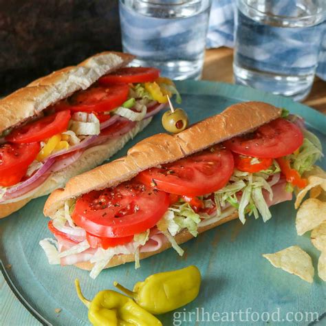 Italian Cold Cut Sub Sandwich | Girl Heart Food®