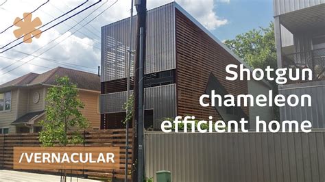 Chameleon shotgun house blends modern/vernacular on a budget - YouTube