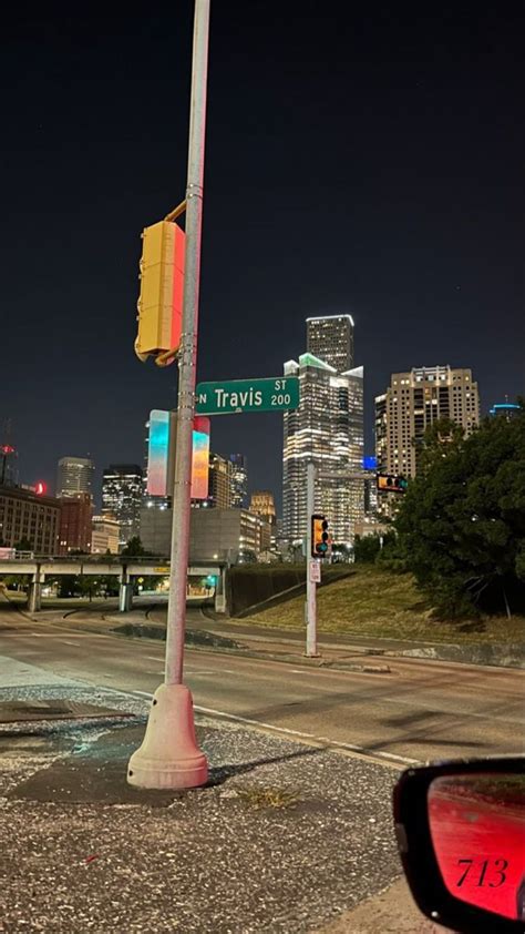 Nightlife in Downtown Houston, Texas