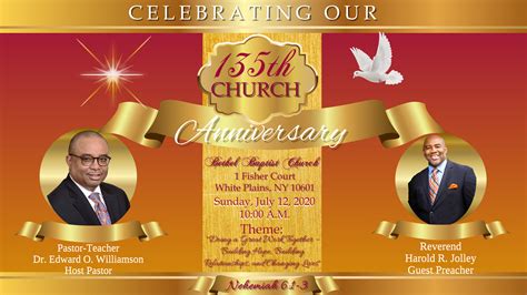 Church Anniversary Themes 2025 - Marci Cathleen