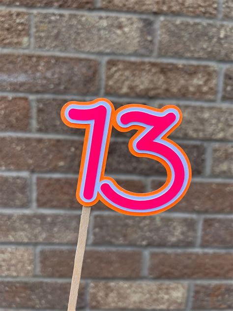 Neon Number Cake Topper Neon Neon Party Neon Birthday 90s Party Rave Party House Party - Etsy UK