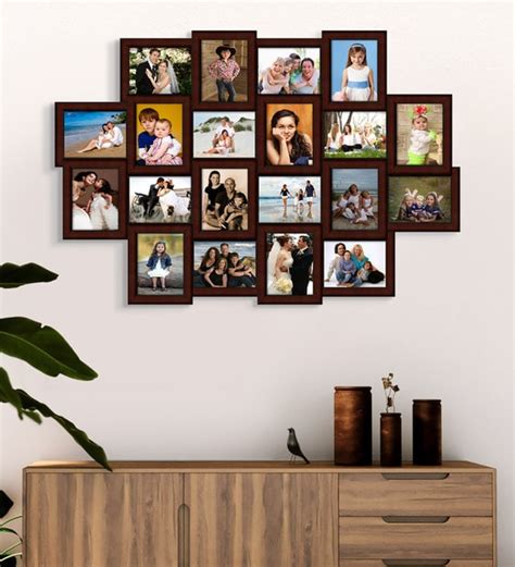 Buy Red Synthetic Wood 34 x 50 Inch Collage Photo Frame by Elegant Arts and Frames Online ...