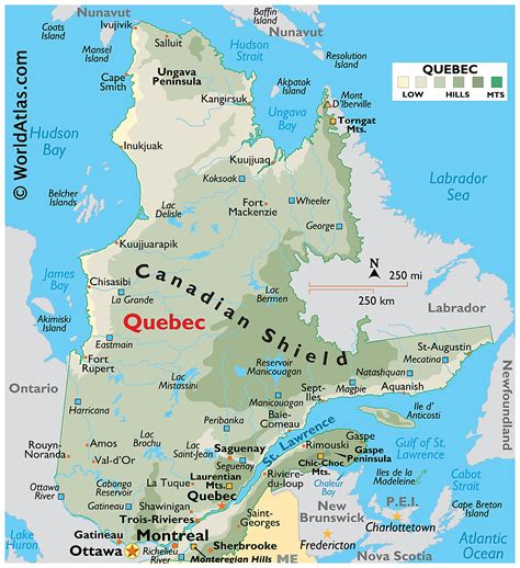 Quebec Maps & Facts - World Atlas