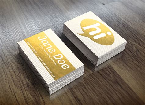 Gold Foil Dotted Business Card ~ Business Card Templates on Creative Market