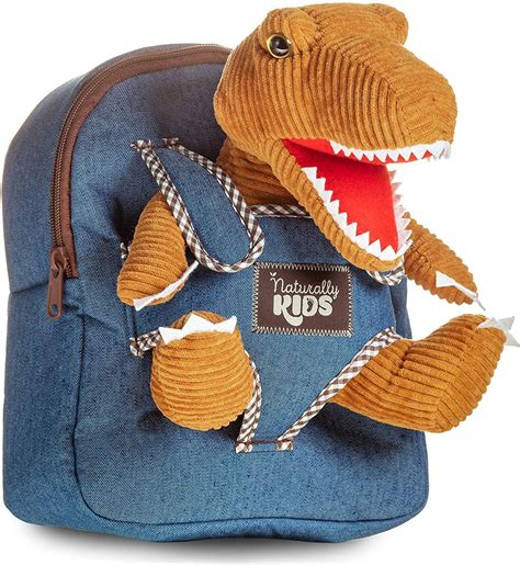 naturally-kids-dinosaur-stuffed-animal-backpack-dinosaur-gifts-for-boys ...