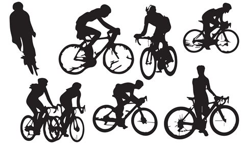 Bike Silhouette Vector Art, Icons, and Graphics for Free Download