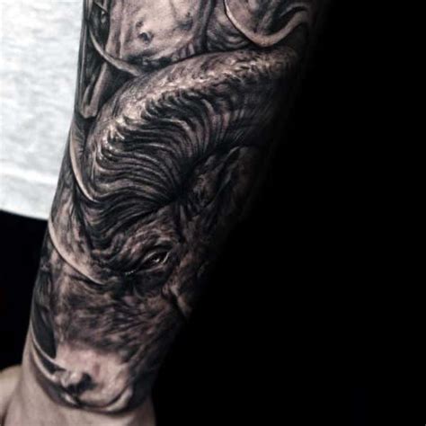 100 Ram Tattoo Designs For Men - Bighorn Sheep Ink Ideas