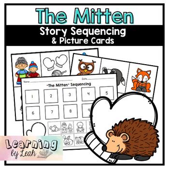 The Mitten Sequencing Activity & Picture Cards by Learning by Leah