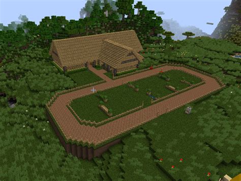 Minecraft Horse Stable Blueprint