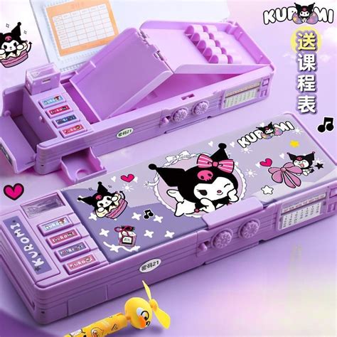 Kuromi Pencil Case Password Lock, Kuromi Multifunctional Mechanism Pencil Case, Gift Stationery ...