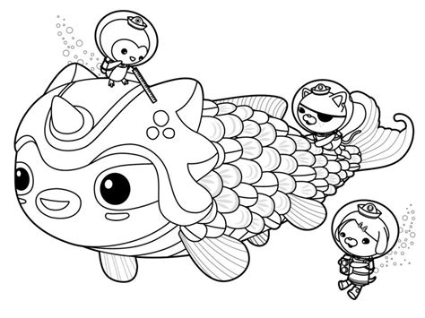 Octonauts Shark Coloring Pages Coloring Pages