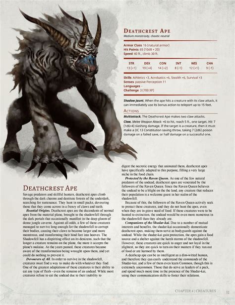 Dark Arts Player’s Companion Monsters Part 1 by Jonoman3000 | D&d dungeons and dragons, Dnd 5e ...