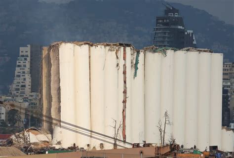 Beirut silo collapses, reviving trauma ahead of blast anniversary