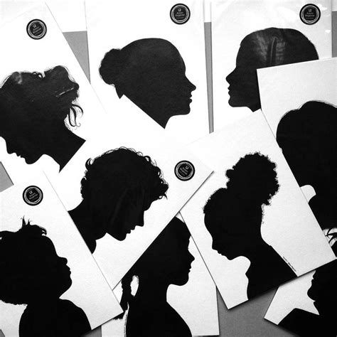 bespoke silhouette portraits by adam regester art and illustration ...