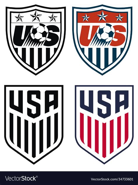 United states soccer federation logo Royalty Free Vector