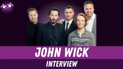 John Wick Cast Interview with Keanu Reeves, Alfie Allen, Chad Stahelski ...