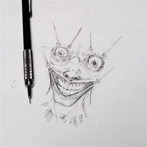 Keine Fotobeschreibung verfügbar. | Scary drawings, Creepy drawings ...