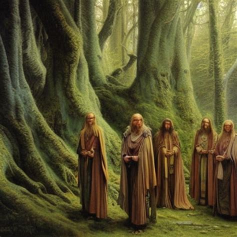 Ancient druids generated by Night Cafe Studio A.I. art : r/druidism