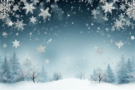 Christmas wallpaper with snowflakes