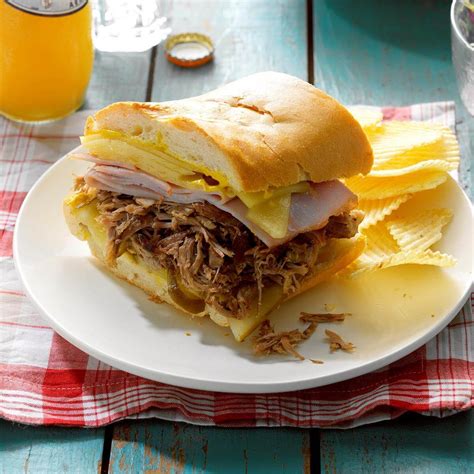 Cuban Pulled Pork Sandwiches Recipe | Taste of Home