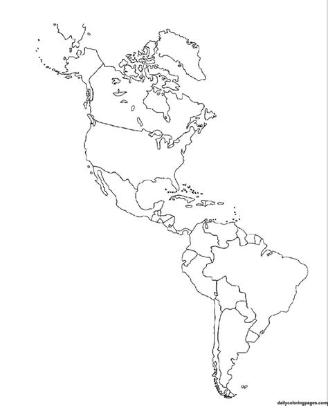 Western Hemisphere Map Printable | Printable Maps