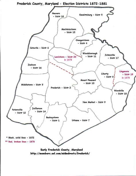 Map Of Frederick County Md - Maping Resources