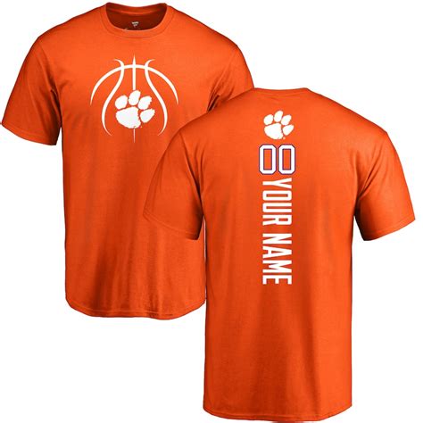 Men's Fanatics Branded Orange Clemson Tigers Personalized Basketball ...